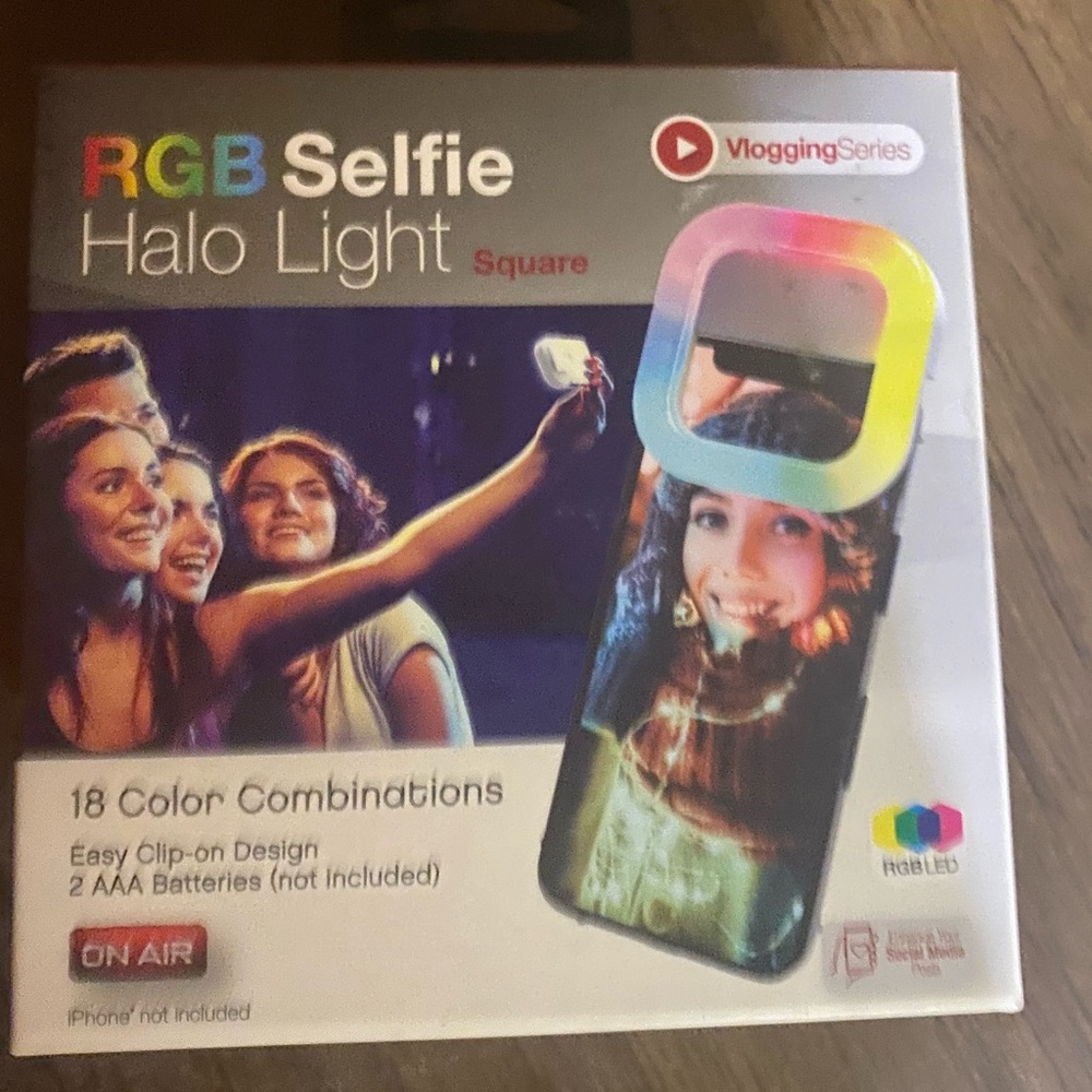 Rgb selfie halo light new
